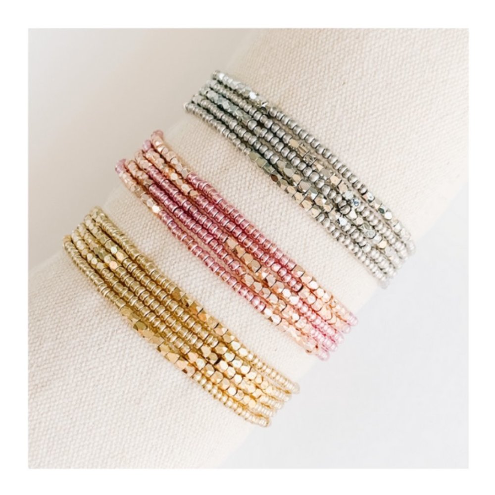 Beaded Bracelet Stack